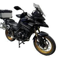 Topkoffer GPR TECH compatibel met  Voge 525DSX 2023/2025 e5 Alüminyum üst çanta, özel plaka dahil gümüş rengi Kapasite Litre 55