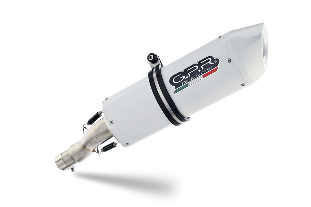Egzoz ile uyumlu Honda Crf 250 R 2006-2009, Albus Ceramic, Homologe sistem Double Susturucu ve özel bağlantı borusu 