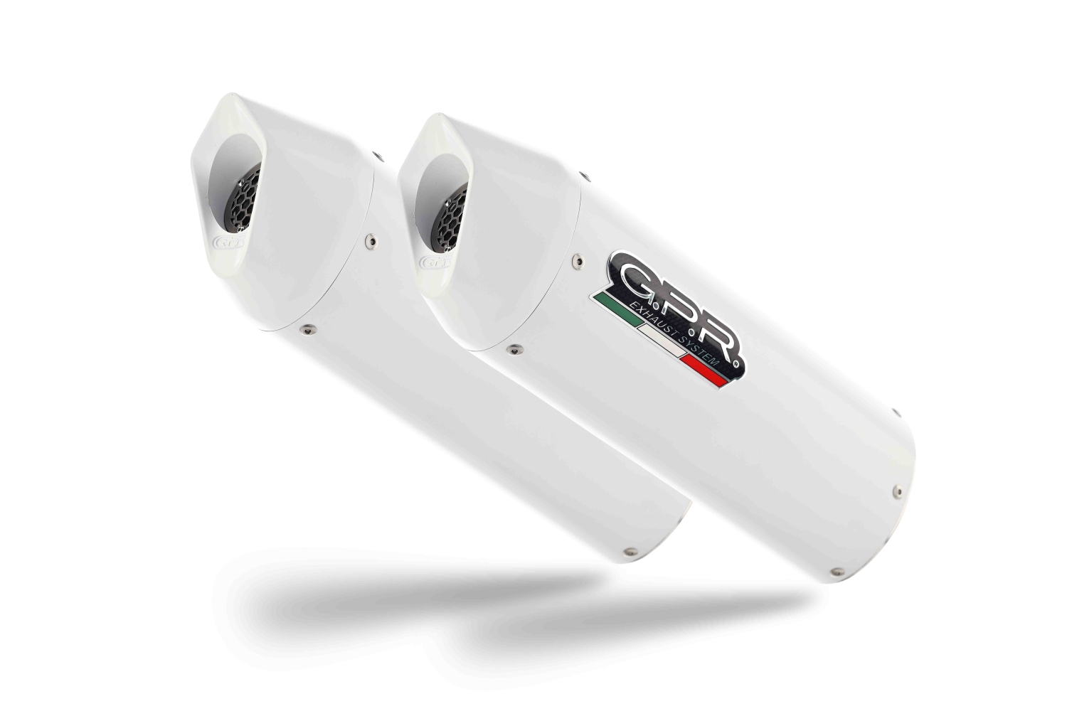 Exhaust compatible with Kawasaki Zr7 - S 1999-2004, Albus Ceramic, Homologated legal bolt-on silencer including removable db killer 