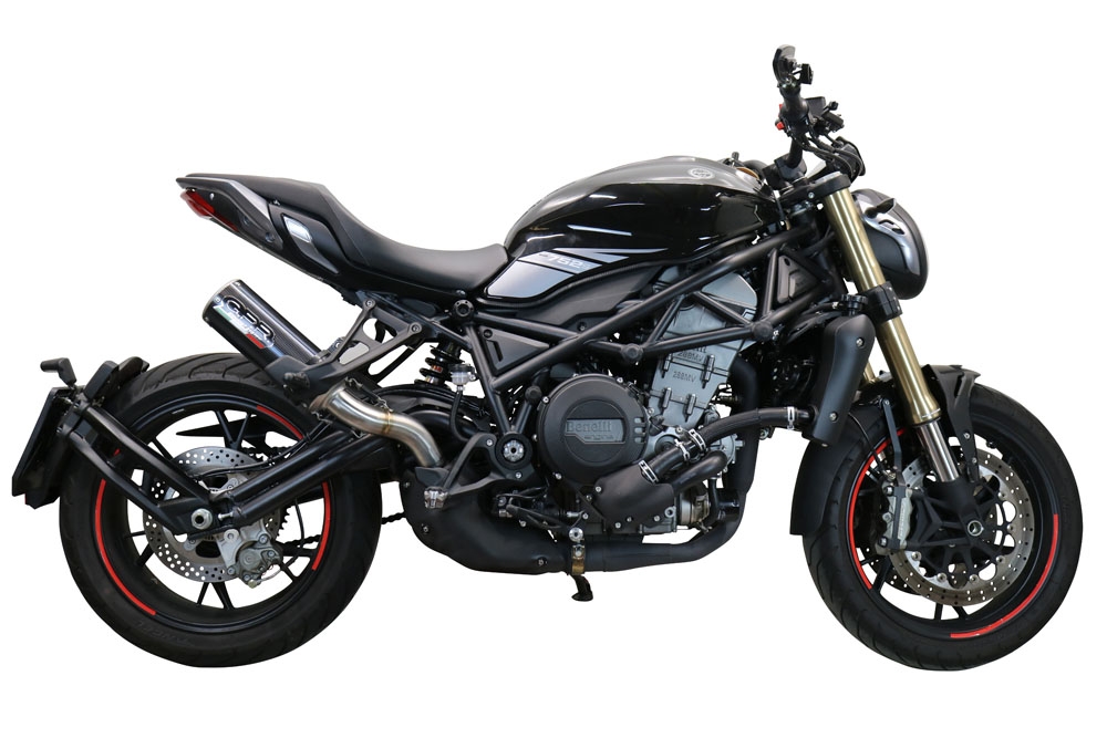 Egzoz GPR ile uyumlu  Benelli 752 S 2022-2024, M3 Poppy , Egzoz yasal, onaylı, çıkarılabilir db killer ve bağlantı borulu susturucu 