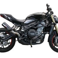 Egzoz GPR ile uyumlu  Benelli 752 S 2022-2024, M3 Poppy , Egzoz yasal, onaylı, çıkarılabilir db killer ve bağlantı borulu susturucu 
