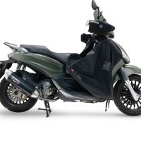 Egzoz ile uyumlu Piaggio Beverly 300 I.E. ABS - S - Police 2016-2020, Furore-X Scooter, Onaylanmış ve yasal, çıkarılabilir db öldürücü dahil tam sistem egzozu 