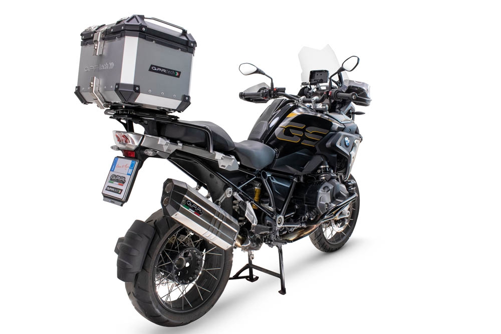 Top case GPR TECH compatible with  Bmw R 1200 Gs 2013/2016 GPR TECH Top case in aluminum, silver color with specific plate included Capacity 55 LT.