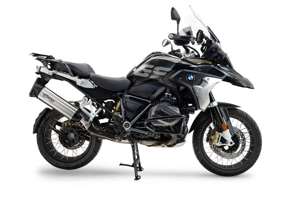 Egzoz ile uyumlu Bmw R 1250 Gs -Adventure 2021-2024, Furore-X Titanio, Egzoz yasal, onaylı, çıkarılabilir db killer ve bağlantı borulu susturucu 