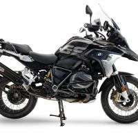 Egzoz ile uyumlu Bmw R 1250 Gs -Adventure 2019-2020, Furore-X Titanio Nero, Egzoz yasal, onaylı, çıkarılabilir db killer ve bağlantı borulu susturucu 