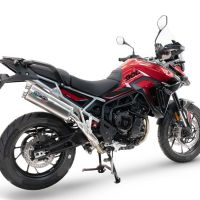 Egzoz ile uyumlu Triumph Tiger 900 GT / Pro / Rally Pro 2024-2025, Dual Inox, Egzoz yasal, onaylı, çıkarılabilir db killer ve bağlantı borulu susturucu 