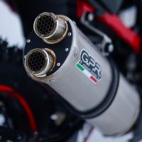 Egzoz ile uyumlu Honda Crf 1100 L Africa Twin Adventure Sport 2020-2025, Dual Inox, Egzoz yasal, onaylı, çıkarılabilir db killer ve bağlantı borulu susturucu 