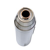 Egzoz ile uyumlu Benelli Bn 302 S 2015-2016, Deeptone Inox, Egzoz yasal, onaylı, çıkarılabilir db killer ve bağlantı borulu susturucu 