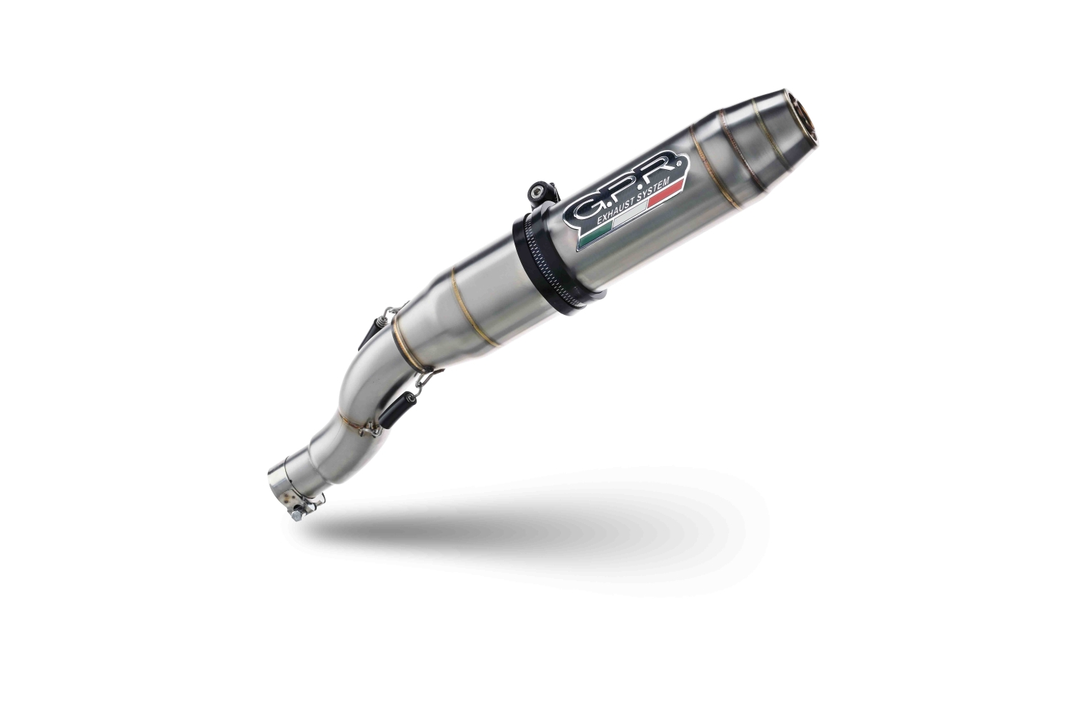 Egzoz ile uyumlu Beta RR 125 Enduro Ac 4t 2005-2009, Deeptone Inox, Egzoz yasal, onaylı, çıkarılabilir db killer ve bağlantı borulu susturucu 