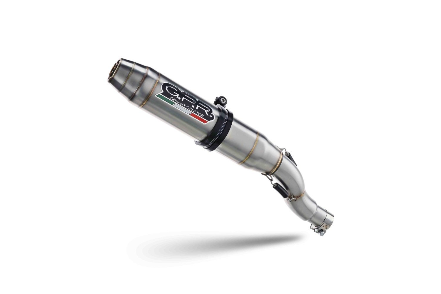 Egzoz ile uyumlu Benelli Bn 302 S 2015-2016, Deeptone Inox, Egzoz yasal, onaylı, çıkarılabilir db killer ve bağlantı borulu susturucu 