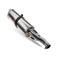 Egzoz ile uyumlu Aprilia Tuareg 660 2021-2024, Dual Inox, Egzoz yasal, onaylı, çıkarılabilir db killer ve bağlantı borulu susturucu 