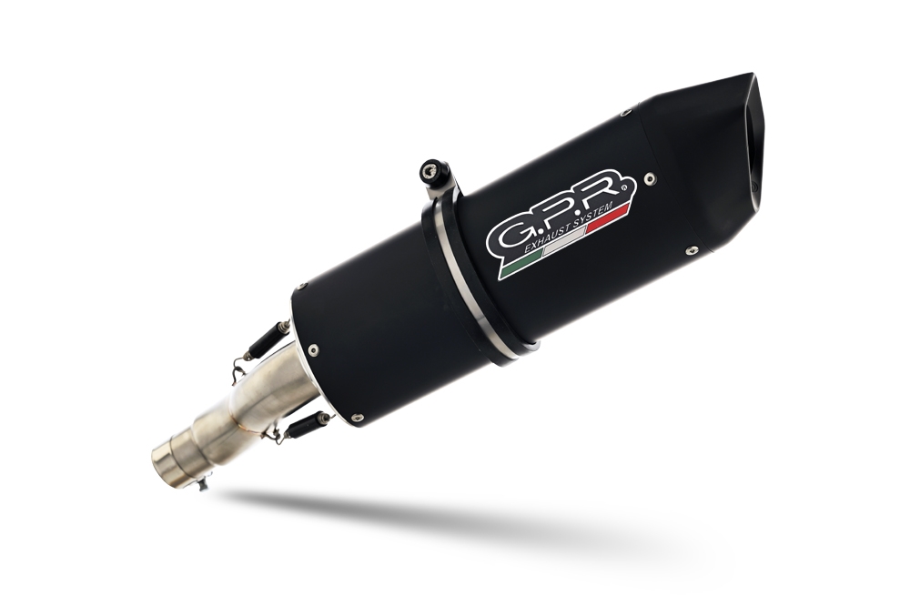 Egzoz ile uyumlu Yamaha Wr 125 R 2009-2011, Furore Nero, Egzoz yasal, onaylı, çıkarılabilir db killer ve bağlantı borulu susturucu 