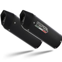 Egzoz ile uyumlu Royal Enfield Continental 650 2019-2020, Furore Evo4 Nero, Yalnızca gürültü için onaylanan sistem, AB dışındaki pazarlar için geçerlidir Double Susturucu ve özel bağlantı borusu 