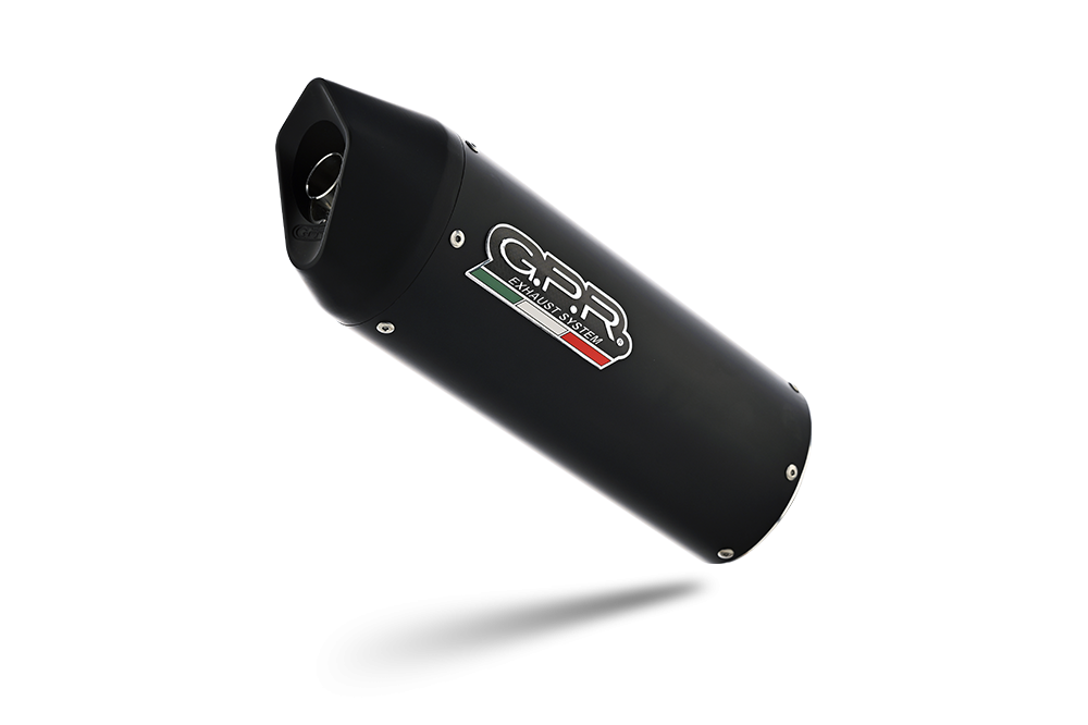 Egzoz ile uyumlu Yamaha Mt-09 Tracer 900 2015-2020, Furore Nero, Homologe edilmemiş dbkiller ile yarış sistemi Tam hat, susturucu artı toplayıcı 