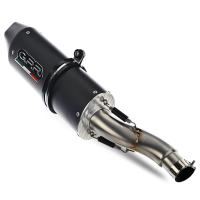 Exhaust compatible with Yamaha Yzf R1-R1-M 2015-2016, Furore Nero, Racing mid-full system exhaust 
