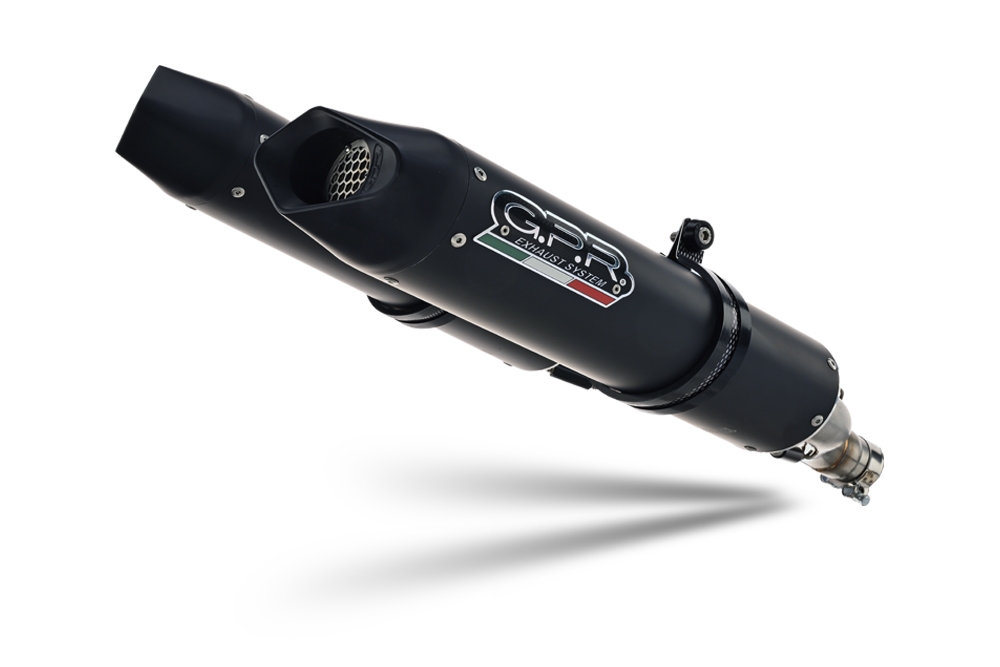 Egzoz ile uyumlu Aprilia Shiver 900 2017-2020, Furore Evo4 Nero, Homologe sistem Double Susturucu ve özel bağlantı borusu 