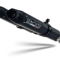 Egzoz ile uyumlu Aprilia Shiver 750 Gt 2007-2016, Furore Nero, Homologe sistem Double Susturucu ve özel bağlantı borusu 