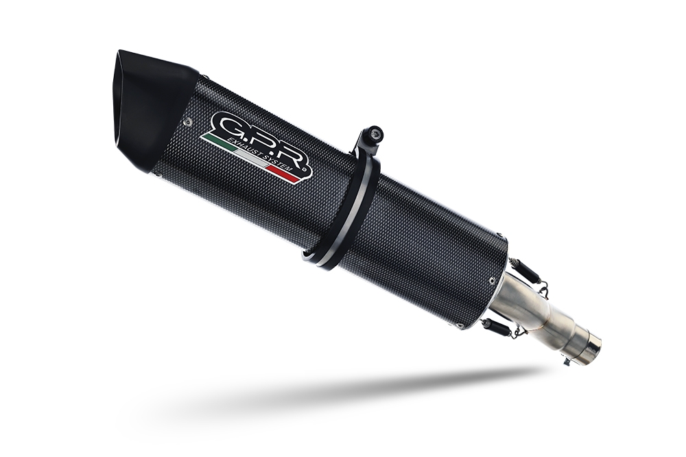 Egzoz ile uyumlu Suzuki V-Strom 650 2021-2025, Furore Evo4 Poppy, Çıkarılabilir db öldürücü ve bağlantı borusu dahil AB dışı pazarlar için yasal olan orta tam sistem egzozu 