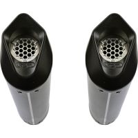 Exhaust compatible with Bmw K 1600 Gt 2022-2025, Furore Evo4 Poppy, Dual Homologated legal slip-on exhaust including removable db killers and link pipes 