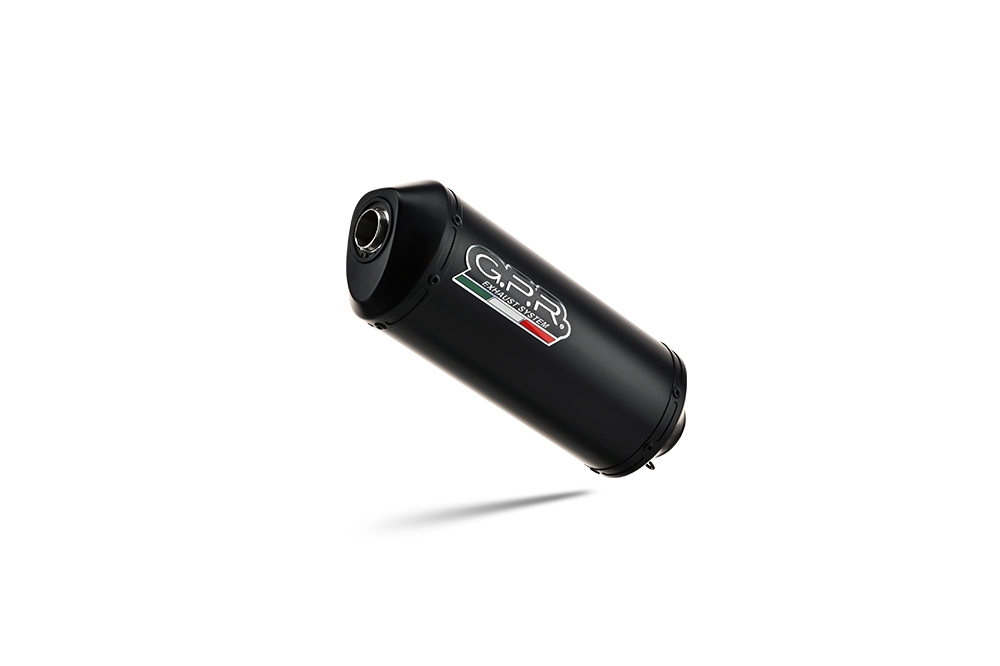 Exhaust compatible with Kawasaki Ninja 250 R 2007-2016, Ghisa , Homologated legal slip-on exhaust including removable db killer and link pipe 