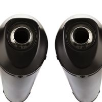 Egzoz ile uyumlu Yamaha Bt Bulldog 1100 2002-2007, Ghisa , Homologe sistem Double Susturucu ve özel bağlantı borusu 