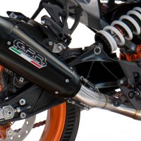 Egzoz ile uyumlu Ducati Multistrada 1260 2018-2020, GP-Revo Black Titanium, Egzoz yasal, onaylı, çıkarılabilir db killer ve bağlantı borulu susturucu 