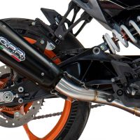 Egzoz ile uyumlu Husqvarna Vitpilen 401 2024-2025, GP-Revo Black Titanium, Egzoz yasal, onaylı, çıkarılabilir db killer ve bağlantı borulu susturucu 