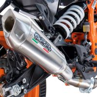 Egzoz ile uyumlu Ducati Multistrada 1260 2018-2020, GP-Revo Titanium, Egzoz yasal, onaylı, çıkarılabilir db killer ve bağlantı borulu susturucu 