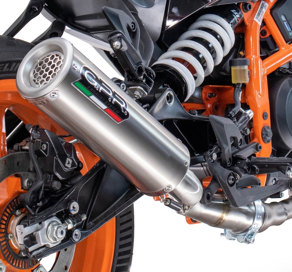 Egzoz ile uyumlu Husqvarna Vitpilen 401 2024-2025, M3 Inox , Egzoz yasal, onaylı, çıkarılabilir db killer ve bağlantı borulu susturucu 