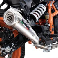 Egzoz ile uyumlu Husqvarna Svartpilen 401 2024-2025, Powercone Evo, Egzoz yasal, onaylı, çıkarılabilir db killer ve bağlantı borulu susturucu 