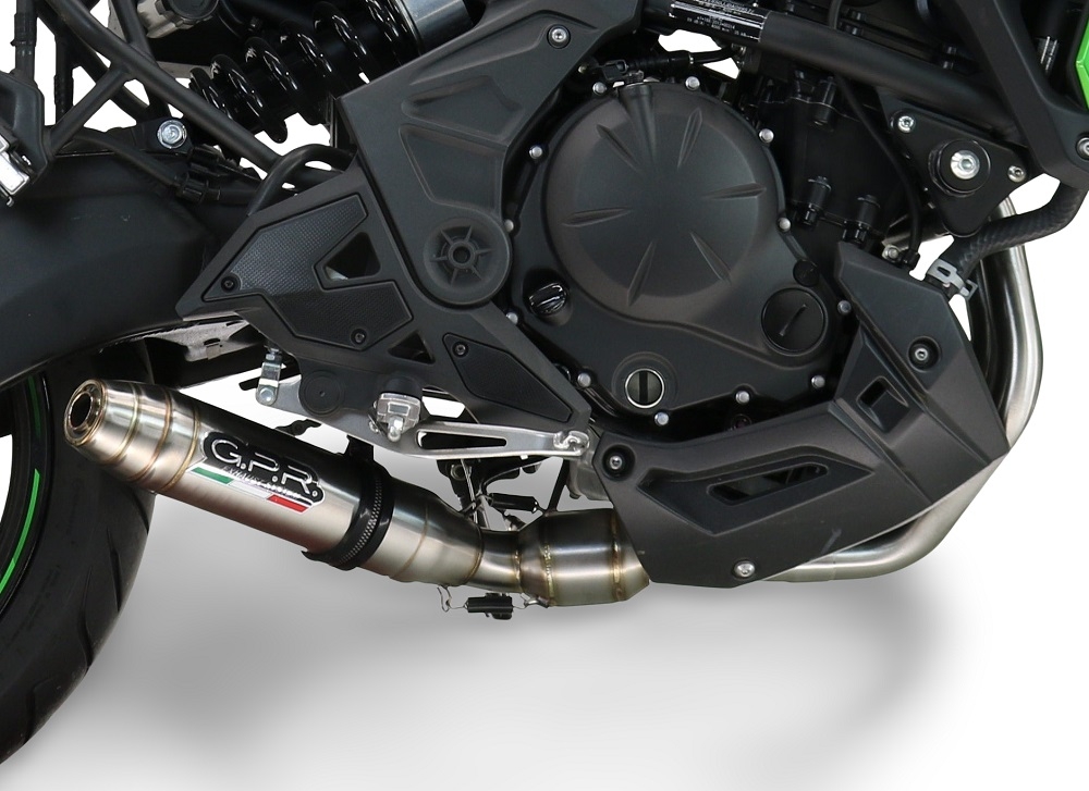 Exhaust compatible with Kawasaki Versys 650 2023-2025, Deeptone Inox, Racing full system exhaust 