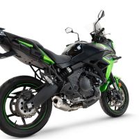 Exhaust compatible with Kawasaki Versys 650 2023-2025, GP-Revo Titanium, Racing full system exhaust, including removable db killer 