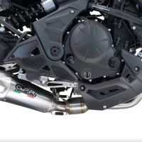 Exhaust compatible with Kawasaki Versys 650 2023-2025, GP-Revo Titanium, Racing full system exhaust, including removable db killer 