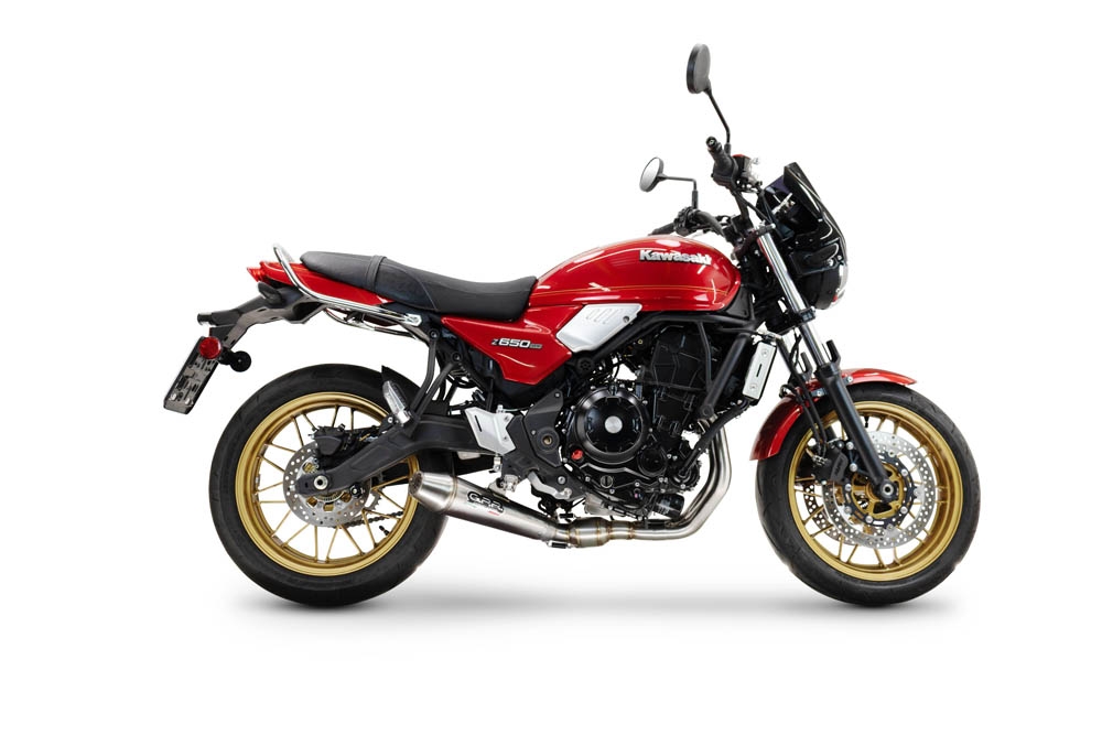 Egzoz ile uyumlu Kawasaki Z 650 RS 2024-2025, Ultracone, Yarış Sistemi Tam hat, susturucu artı toplayıcı 