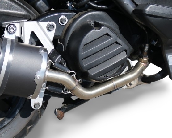 Egzoz ile uyumlu Yamaha BW'S 125 2010-2013, Evo4 Road, Onaylanmış ve yasal, çıkarılabilir db öldürücü dahil tam sistem egzozu 