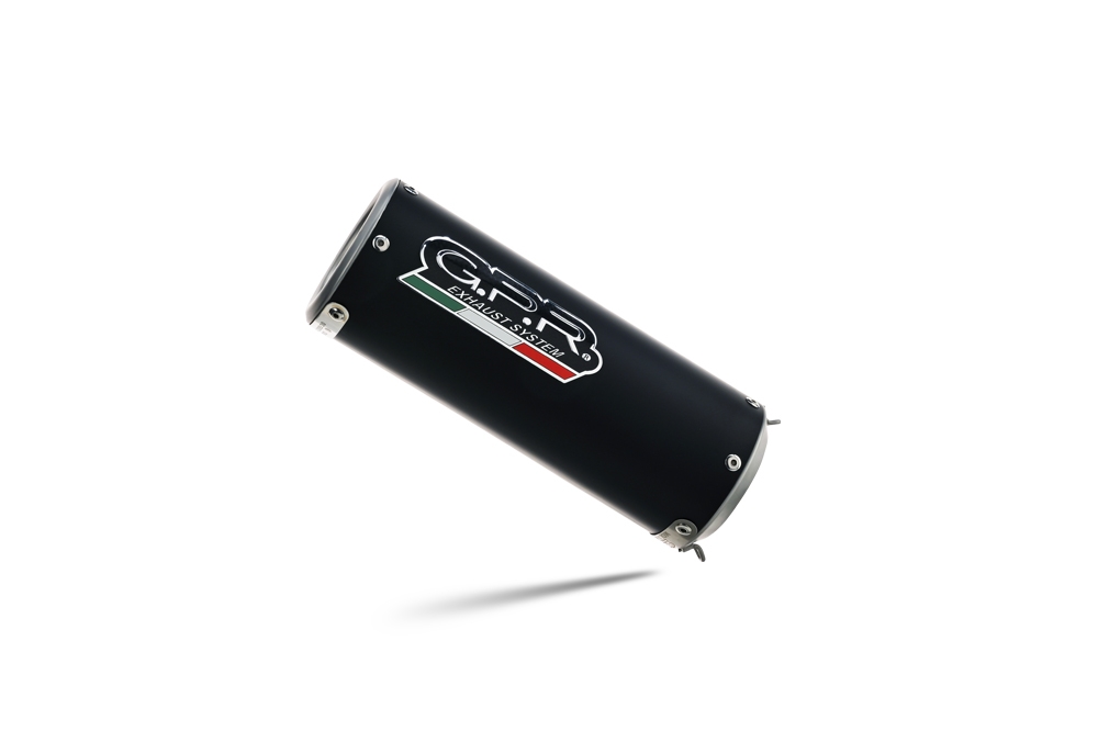 Egzoz ile uyumlu Benelli 502 C 2021-2024, M3 Black Titanium, Egzoz yasal, onaylı, çıkarılabilir db killer ve bağlantı borulu susturucu 