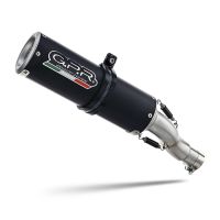 Egzoz ile uyumlu Benelli 502 C 2021-2024, M3 Black Titanium, Egzoz yasal, onaylı, çıkarılabilir db killer ve bağlantı borulu susturucu 