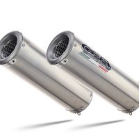 Egzoz ile uyumlu Aprilia Shiver 900 2017-2020, M3 Inox , Homologe sistem Double Susturucu ve özel bağlantı borusu 