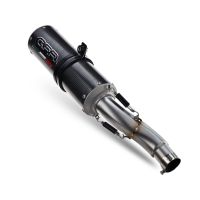 Egzoz ile uyumlu Triumph Trident 660 2021-2024, M3 Poppy , Yalnızca gürültü için onaylanan sistem, AB dışındaki pazarlar için geçerlidir Tam hat, susturucu artı toplayıcı 