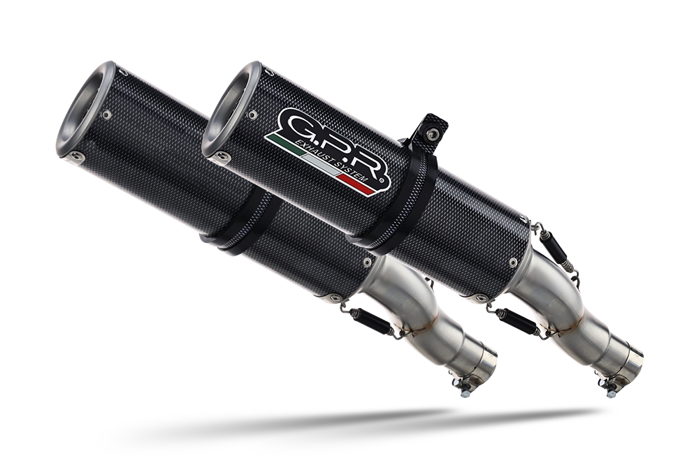Egzoz ile uyumlu Aprilia Shiver 900 2017-2020, M3 Poppy , Homologe sistem Double Susturucu ve özel bağlantı borusu 