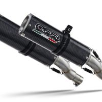 Egzoz ile uyumlu Aprilia Shiver 900 2017-2020, M3 Poppy , Homologe sistem Double Susturucu ve özel bağlantı borusu 
