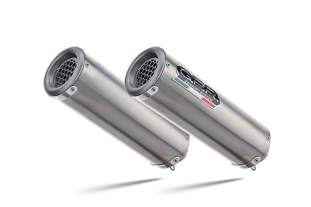 Egzoz ile uyumlu Aprilia Rsv 1000 R Factory 2006-2010, M3 Titanium Natural, Homologe sistem Double Susturucu ve özel bağlantı borusu 