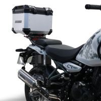 Topkoffer GPR TECH compatibel met  Royal Enfield Himalayan 450 2024/2025 e5 Plus Alüminyum üst kasa, siyah renk ve özel plaka dahildir Kapasite Litre 35