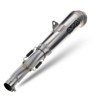 Egzoz ile uyumlu Bmw R 1200 Gs -Adventure 2010-2012, Powercone Evo, Onaylanmış ve yasal, çıkarılabilir db öldürücü dahil tam sistem egzozu 