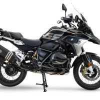 Egzoz ile uyumlu Bmw R 1250 Gs -Adventure 2019-2020, Hyper Sonic Black Titanium, Egzoz yasal, onaylı, çıkarılabilir db killer ve bağlantı borulu susturucu 