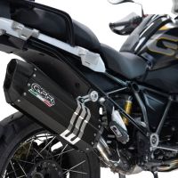 Egzoz ile uyumlu Bmw R 1250 Gs -Adventure 2019-2020, Hyper Sonic Black Titanium, Egzoz yasal, onaylı, çıkarılabilir db killer ve bağlantı borulu susturucu 