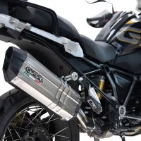 Egzoz ile uyumlu Bmw R 1250 Gs -Adventure 2019-2020, Hyper Sonic Titanium, Egzoz yasal, onaylı, çıkarılabilir db killer ve bağlantı borulu susturucu 