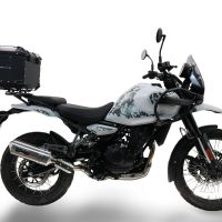 Topkoffer GPR TECH compatibel met  Royal Enfield Himalayan 450 2024/2025 e5 Plus Alüminyum üst kasa, siyah renk ve özel plaka dahildir Kapasite Litre 26