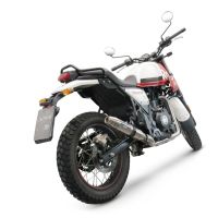 Egzoz ile uyumlu Royal Enfield Scram 411 2022-2024, Deeptone Inox, Yarış Sistemi Susturucu ve özel bağlantı borusu 