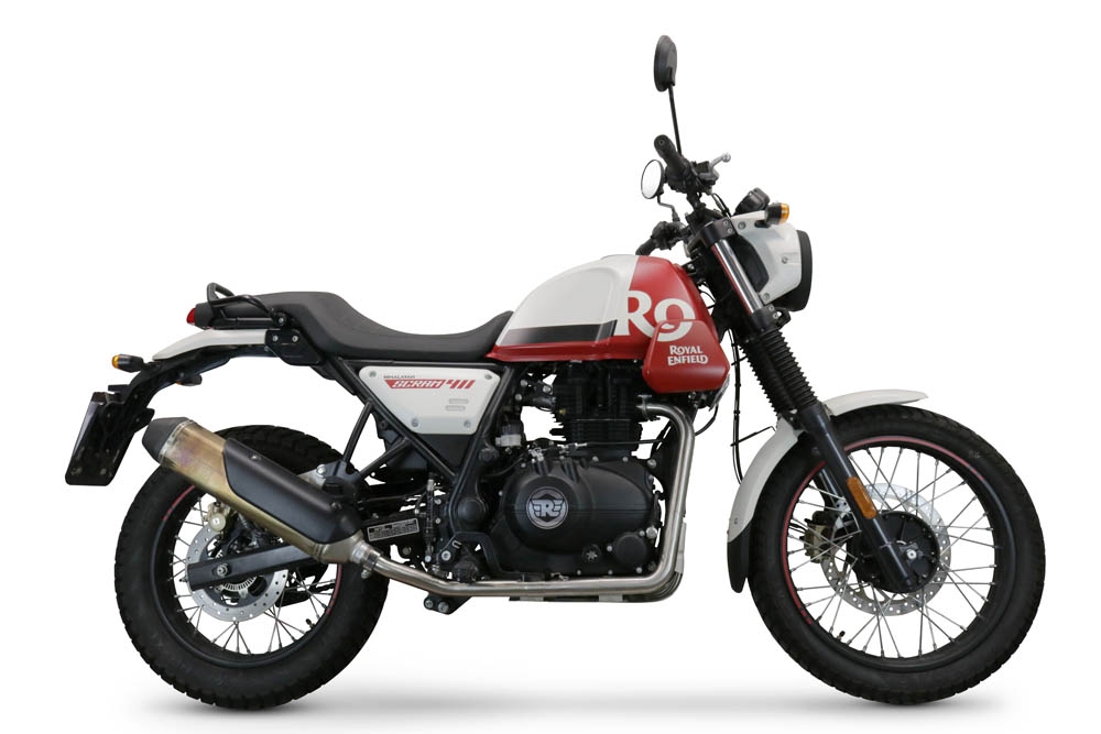 Egzoz ile uyumlu Royal Enfield Himalayan 410 Diam.36mm 2017-2020, Decatalizzatore, Yarış Sistemi Katalizörü ortadan kaldırmak için boru sistemir 